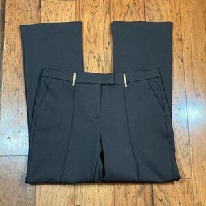Marc New York Dark Chocolate High Waist Trouser Leg Pants, Size 4, NWT